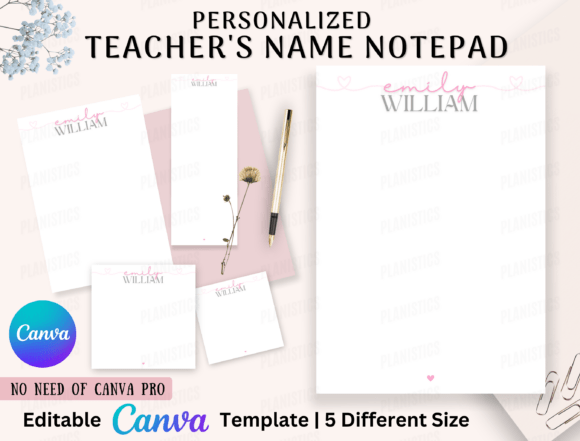 Download Personalized Notepad/Writing Paper, Gift - Notepad Collection